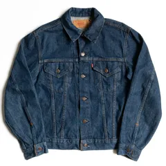 【雰囲気抜群/濃紺】 LEVI'S 【70s 80s 70505 4th デニムジャケット 】40 70年代 リーバイス スモールe 26040684
