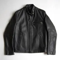 【美品】SCHOTT【641/シングルライダースジャケット】38 ボアライナー付き レザー アメリカ製 ショット 26040645