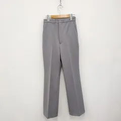 ROKU 6 BEAUTY&YOUTH JERSEY BOOT CUT PANTS 8614-202-0283 パンツ グレー レディース ロクビューティアンドユース【中古】3-0503M▲
