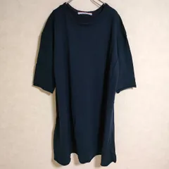 umii 908/45R/45rpm コットンニットワンピース サイズ0 ワンピース ネイビー レディース ウミフォーティーファイブアールピーエム【中古】4-0421M△のサムネイル