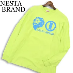 NESTA BRAND ネスタブランド 通年 ビッグ ロゴ★ 長袖 カットソー ロンTシャツ Sz.L　メンズのサムネイル