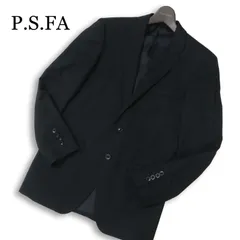 P.S.FA パーフェクトスーツファクトリー 通年 総裏★ テーラード ジャケット Sz.90Y5 メンズ 黒 ビジネスのサムネイル