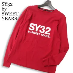 SY32 by SWEET YEARS スウィートイヤーズ 通年 ビッグ ロゴ★ 長袖 ロンTシャツ カットソー Sz.M メンズのサムネイル