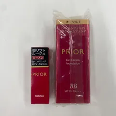 K2846 PRIOR プリオール 美つやBBジェルクリーム n オークル1 30g / 美リフトルージュ ローズ2 4g 計2点セット【赤字覚悟】のサムネイル