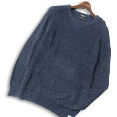 TODD SNYDER トッドスナイダー 通年★ インディゴ コットン ニット セーター Sz.XS メンズ 紺 ネイビーのサムネイル
