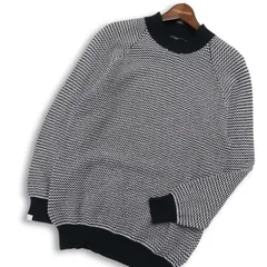 DELUXE デラックス 通年 切替★ ラグラン コットン ニット セーター Sz.M メンズのサムネイル