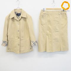 ☆バーバリーロンドン□プリーツスカート□ノバチェック□44号□2XL