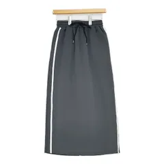 SENSE OF PLACE by URBAN RESEARCH ラメラインスカート ロングスカート 24SS チャコールグレー レディース センスオブプレイスバイアーバンリサーチ【中古】5-0616M∞
