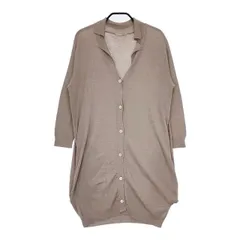 nest Robe 29082-0192 コットンニット ロング カーディガン ベージュ レディース ネストローブ【中古】5-0619M∞のサムネイル