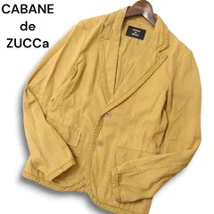 CABANE de ZUCCa カバンド ズッカ 通年★ コットン パイピング テーラード ジャケット ブレザー Sz.S メンズ 日本製のサムネイル