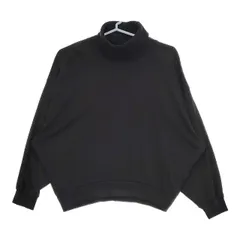 gomme ドルマンスリーブ タートルネック コットン 長袖Ｔシャツ カットソー ロンＴ ブラック レディース ゴム【中古】5-0724M∞のサムネイル