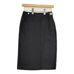 fog linen work リトアニア製 リネン ラップ 巻き スカート ブラック レディース フォグリネンワーク【中古】5-0730M∞のサムネイル