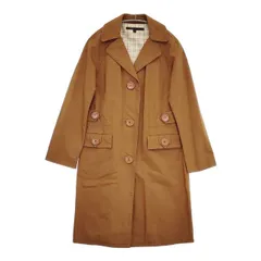 MARC JACOBS コットン 裏生地チェック コート ブラウン レディース マークジェイコブス【中古】5-0901M∞のサムネイル