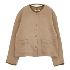 LA MARINE FRANCAISE キルティング スナップボタン ジャケット ブラウン レディース マリンフランセーズ【中古】5-0915M∞のサムネイル