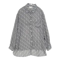 GHOSPELL シフォン 小花柄 長袖 24GH00BLG210BNW シアー ブラウス シャツ ブラック ホワイト レディース ゴスペル【中古】5-0904M△のサムネイル