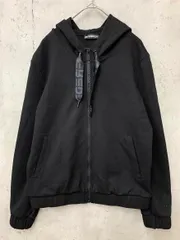 FREDDY フレディ ロゴドローストリング ジップアップ パーカー sizeS/黒 ■◇ レディース