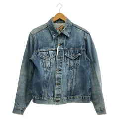 【中古】60-70s LEVI'S デニムジャケット ボタン裏521 4TH サイズ不明 リーバイス[66]