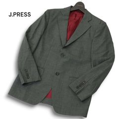 ジェイプレス くるみボタン ツイード生地 テーラードジャケット メンズ