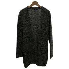 【中古】　ITEMS URBAN RESEARCH　カーディガンセーター　長袖　ロング丈　ボタンレス　無地　古着　/1585