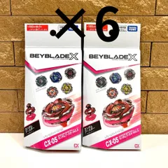 新品未開封　6個セット　BEYBLADE X　タカラトミー　ベイブレードX　CX-05　ランダムブースターVol.6 Beyblade X CX-05 Random Booster Vol.6