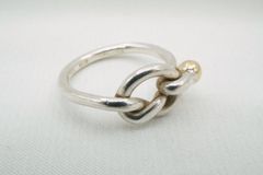Old Tiffany ラブノット リング 廃盤 10号 オールド ティファニー