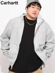 パーカー 長袖 メンズ 大きいサイズ 裏起毛 フルジップ スウェット Carhartt  (カーハート)