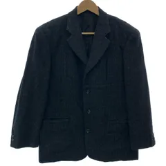 【中古】　COMME des GARCONS HOMME　テーラードジャケット　ウールジャケット　シングルボタン　チェック　日本製　ドメスティック　古着　/1156