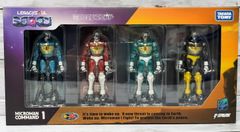 不具合チェック済み LEGACYSOUL ミクロマン コマンド1号4体セット