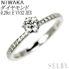 MJC Pt900 ダイヤモンド リング 0.35ct - メルカリ