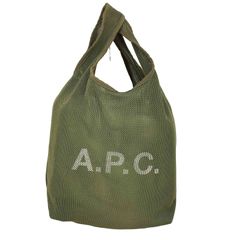 A.P.C. メッシュトートバッグ オリーブグリーン - メルカリ