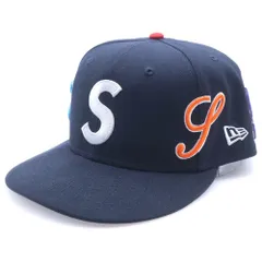 SUPREME (シュプリーム) 25SS ×NEW ERA Multi S Logo ニューエラ マルチ エスロゴ キャップ 帽子 ネイビー