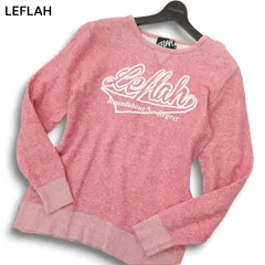 LEFLAH レフラー 通年 ロゴプリント★ スウェット トレーナー Sz.M メンズのサムネイル