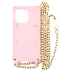 LOUIS VUITTON (ルイヴィトン) リ トランク IPHONE 14 PRO 携帯ケース スマホカバー チェーン ピンク M82082のサムネイル