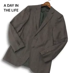 A DAY IN THE LIFE ユナイテッドアローズ 通年 総裏 ストライプ★ 2B テーラード ジャケット Sz.44 メンズのサムネイル