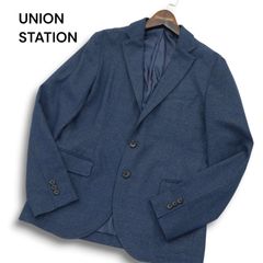 新品】UNIONSTATION/洗える/メンズビギ テーラード 夏ネイビーM - メルカリ