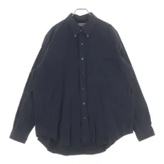 Graphpaper (グラフペーパー) 19AW ×THOMAS MASON LS BD Box Shirt トーマスメイソン ボタンダウン 長袖シャツ ネイビー GM193-50060Bのサムネイル