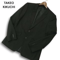 タケオキクチ 美品 テーラードジャケット ベロア 黒 サイズ2(M相当