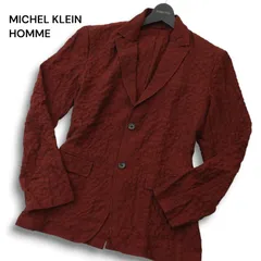 MICHEL KLEIN HOMME ミッシェルクラン オム 通年 TRシャンブレー★ レーヨン混 テーラード ジャケット Sz.48 メンズのサムネイル