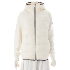 MONCLER M ハイブリッドカーディガン ホワイト - メルカリ