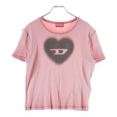 【新品】DIESEL T-Ele ロゴTシャツ ハートM ピンク T-ELE Tシャツ｜ピンク｜ウィメンズ｜DIESEL