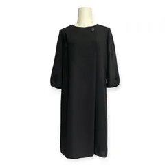TOKYO SOIR 東京ソワール 洗える ウォッシャブル 前開き 喪服 礼服 ブラックフォーマル ワンピース 冠婚葬祭 春夏 9号のサムネイル