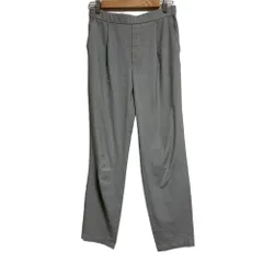 美品 GREEN LABEL RELAXING グリーンレーベルリラクシング ユナイテッドアローズ ツイル テーパードパンツ サイズ38 グレー レディース 古着 中古 USED