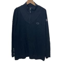 新品タグ付】RUFFLOG ラフロッグ ハーフジップスウェット 黒 M - メルカリ