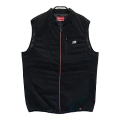 サイズ：5 NEW BALANCE GOLF ニューバランス 2022年モデル 中綿 ジップベスト  ブラック系 [240101333809] ゴルフウェア メンズ ストスト