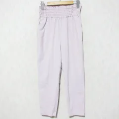 美品 23SS JOURNAL STANDARD ジャーナルスタンダード ナイロンストレッチパンツ イージー スラックス 23030400902010 36 ピンク レディース 古着 中古 USED