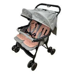 エアツイン Joie ジョイー 2人乗りベビーカー 新生児から体重15kg 36ヶ月頃 専用レインカバー付き