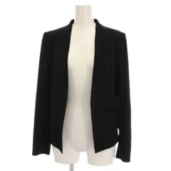 セオリー Theory COMMENT LANAI ノーカラージャケット アウター 0 黒 /YM