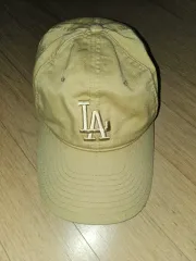 LA ドジャーズ 野球 帽子 ベージュ