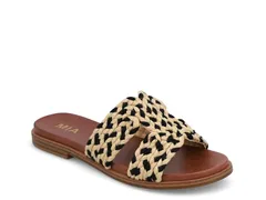 ミア レディース シューズ サンダル Mia Poet Sandal BeigeBlack ブラックのサムネイル