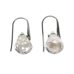 Swarovski (スワロフスキー) ドロップピアス  クリア ー